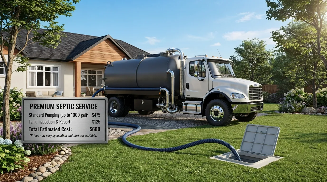 Septic Tank Pumping Cost in Sunrise Manor, NV