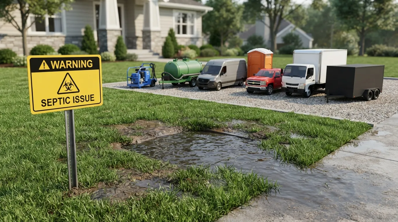 Septic Tank Warning Signs in Sunrise Manor, NV
